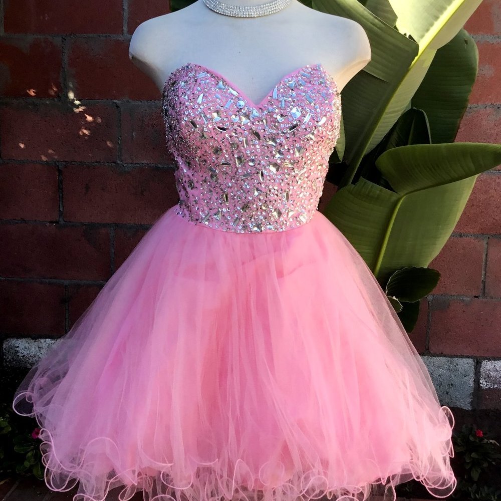 Strapless Embellished Bodice Corset Party  XXL